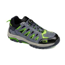 FT18 - Steelite Wire Lace Safety Trainer S1P HRO Grey/Green