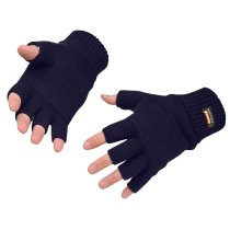 GL14 - Insulated Fingerless Knit Glove Navy