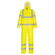 H448 - Hi-Vis Packaway Rain Suit Yellow