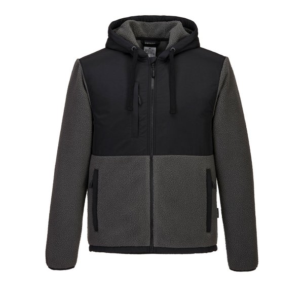 KX371 - KX3 Borg Fleece Black/Grey