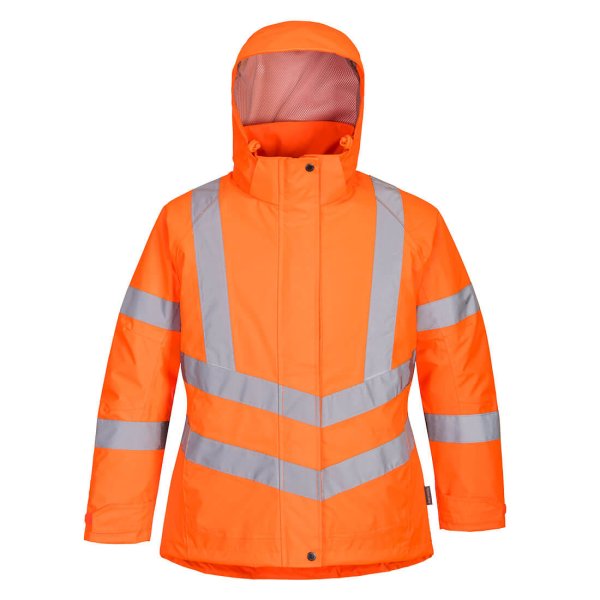LW74 - Hi-Vis Women's Winter Jacket Orange
