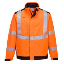 MV72 - Modaflame Multi Norm Arc Softshell Jacket Orange/Nav