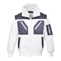 PJ20 - Two Tone Pilot Jacket White