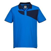 PW210 - PW2 Cotton Comfort Polo Shirt S/S Royal/Navy