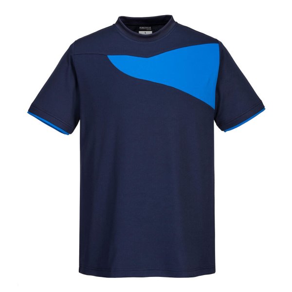 PW211 - PW2 Cotton Comfort T-Shirt S/S Navy/Royal