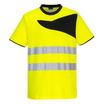 PW213 - PW2 Hi-Vis Cotton Comfort T-Shirt S/S Yellow/Black