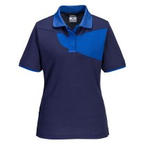PW219 - PW2 Women's Polo Shirt S/S Navy/Royal