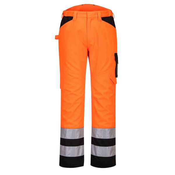 PW241 - PW2 Hi-Vis Service Trousers Orange/Black