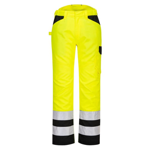 PW241 - PW2 Hi-Vis Service Trousers Yellow/Black