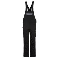 PW243 - PW2 Bib and Brace Black/Zoom Grey