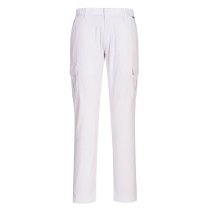 S231 - Stretch Slim Fit Combat Trousers White