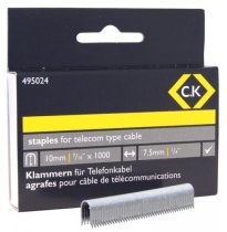Cable staples - half round - 10mm x 4.8mm