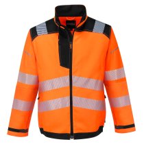 T500 - PW3 Hi-Vis Work Jacket Orange/Black