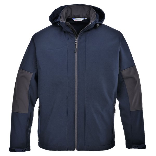 TK53 - Softshell with Hood (3L) Navy