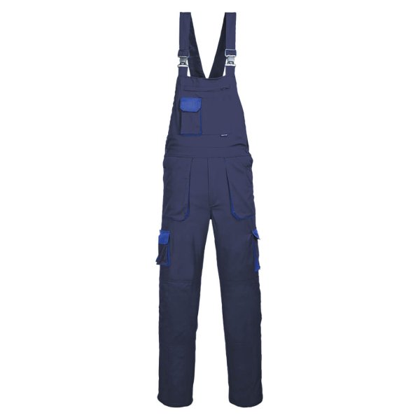 TX12 - Portwest Texo Contrast Bib and Brace Navy