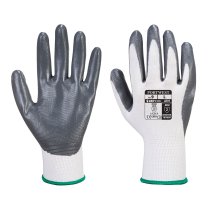VA310 - Flexo Grip Nitrile Glove (Vending) White/Grey pack of 10
