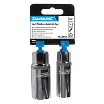 Silverline Spark Plug Deep Socket Set 2pce 3/8″ Silverline Spark Plug Deep Socket Set 2pce 3/8″
